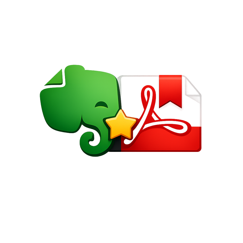Evernote Plugin and AutoBookmark Plugin for Adobe Acrobat Pro DC Icon