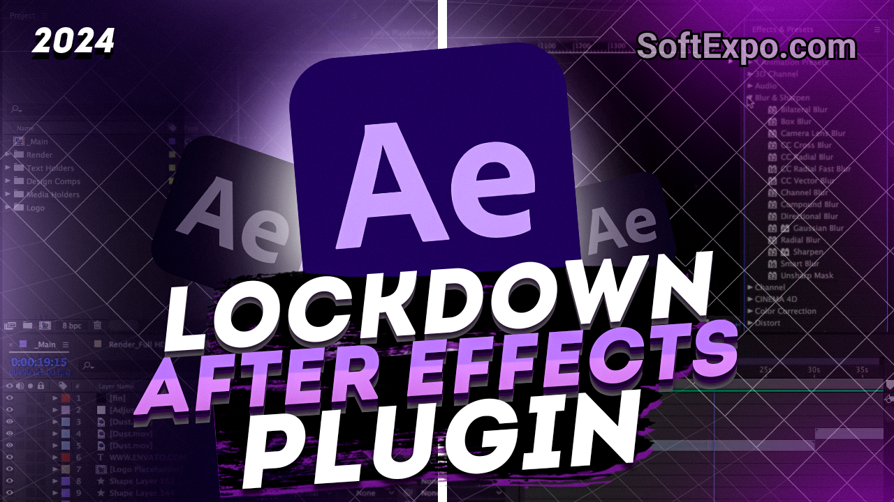 Lockdown plugin for Adobe After Effects 2025