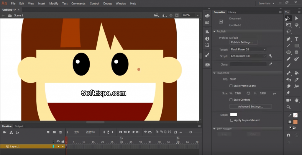 Adobe Animate 2024 24.0.5 + crack activation