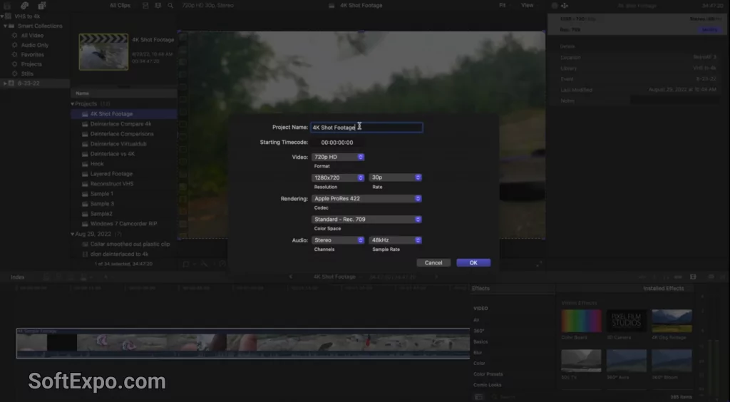 Scene detection enabled for clean slow-motion across hard cuts