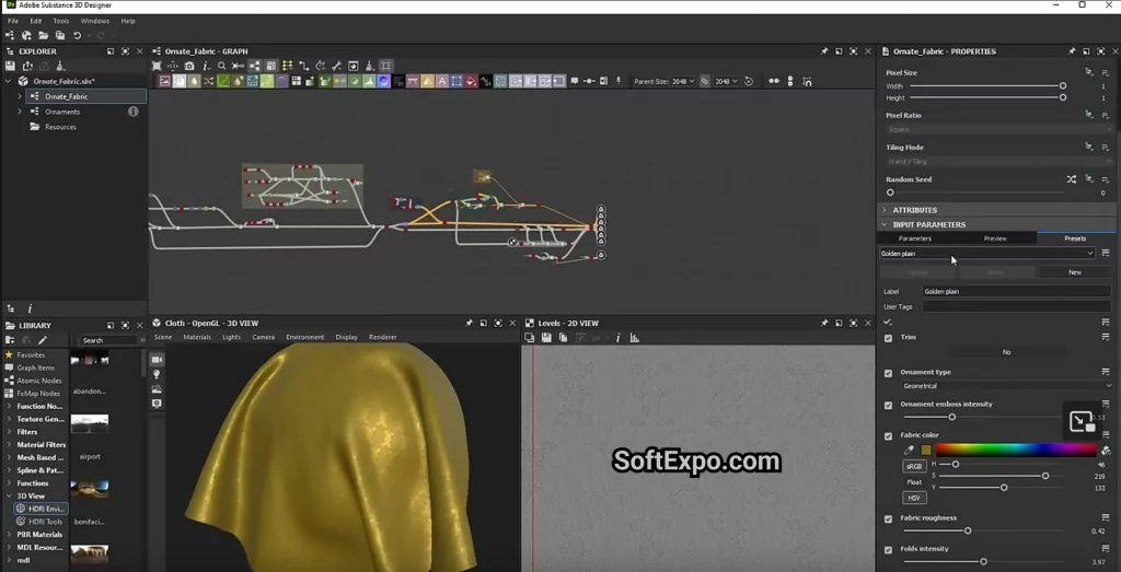 Path-traced viewport preview validating roughness and normal detail in full version