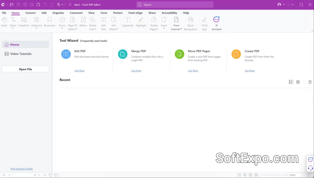 Foxit PDF Editor Pro with OCR and redaction panels open on Windows
