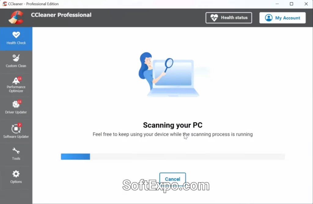 Custom Clean options for browsers and apps with keep-cookies list