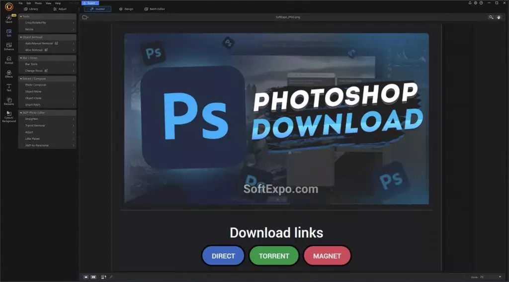 The interface hits that sweet spot between overwhelming and underwhelming. Unlike Adobe's labyrinthine menu system that seems designed by sadistic UI engineers, PhotoDirector's workspace flows logically. The editing tools are where you'd expect them to be, and the guided edits actually guide rather than confuse.