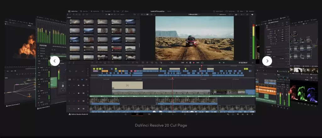 While primarily known as a video editing tool, its Fusion page offers powerful compositing and stunning visual effects capabilities similar to After Effects