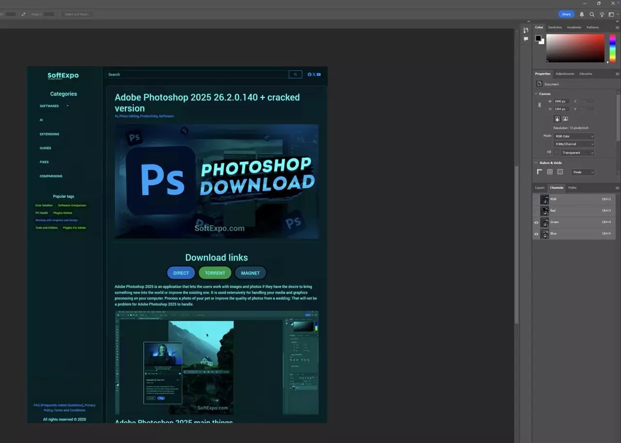 Go to Image > Adjustments > Invert