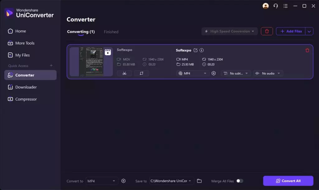 Video formats: MP4, AVI, MKV, MOV, WMV, FLV, 3GP, and many more
