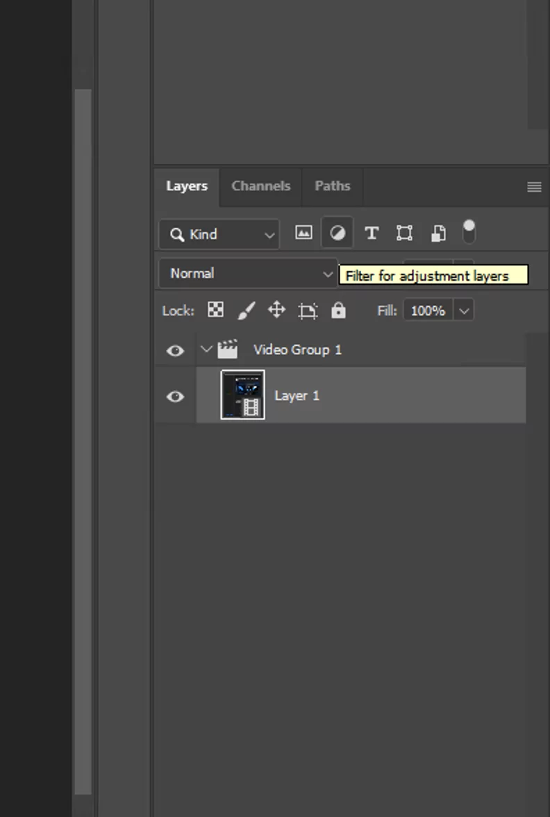 Click on the Adjustment Layer icon (half-filled circle) at the bottom of the Layers panel