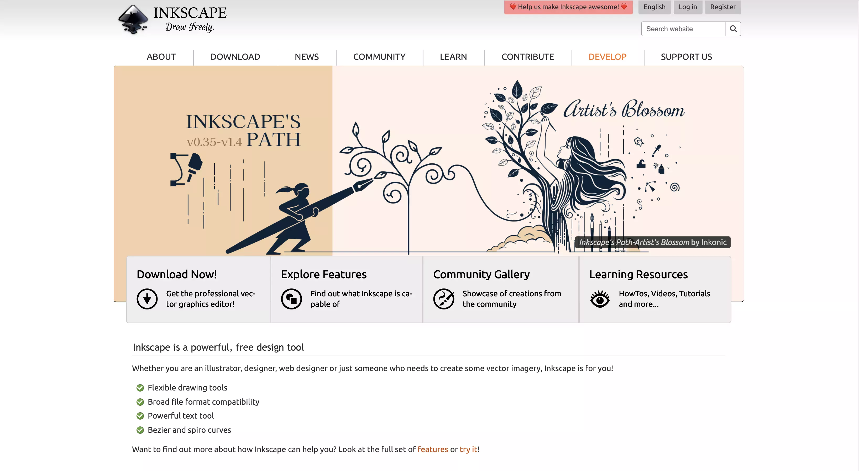 For example, Inkscape is completely free and open source. Anyone can download it for free and use this software for personal or commercial projects without any license fees