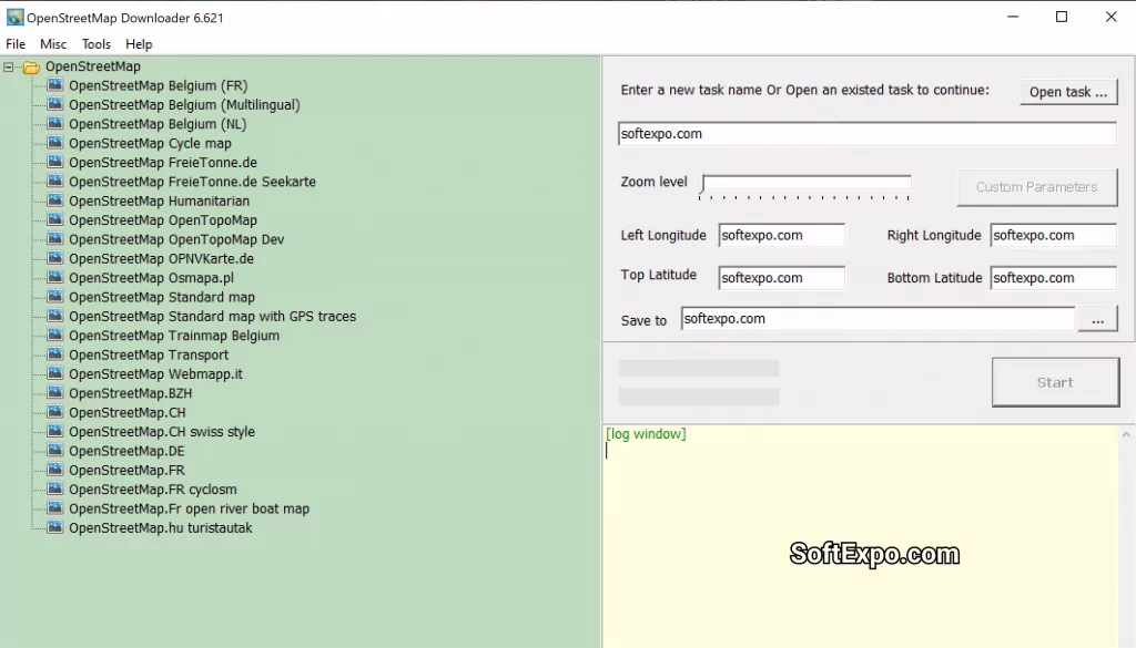 AllMapSoft OpenstreetMap Downloader free download