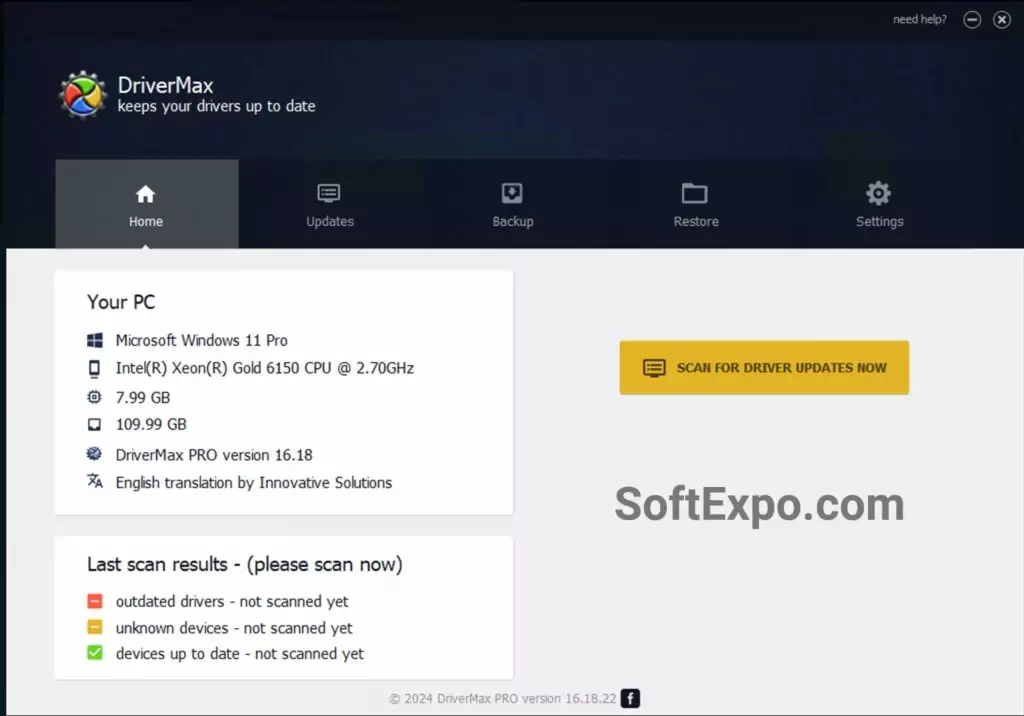 After installation, your first scan reveals the true state of your drivers. Don't be shocked if you see dozens of updates available – this is normal, especially if you've never actively managed different drivers before. Each existing driver on your system gets evaluated against the latest versions available.