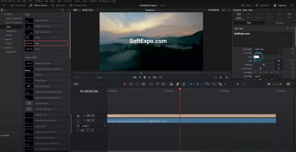 Double-clicking the text clip on your timeline opens the Inspector panel on the right. Here's where the magic happens. Type your desired text in the content field. Adjust font, size, color, and alignment using the intuitive controls. The real-time preview shows changes instantly, making experimentation easy.