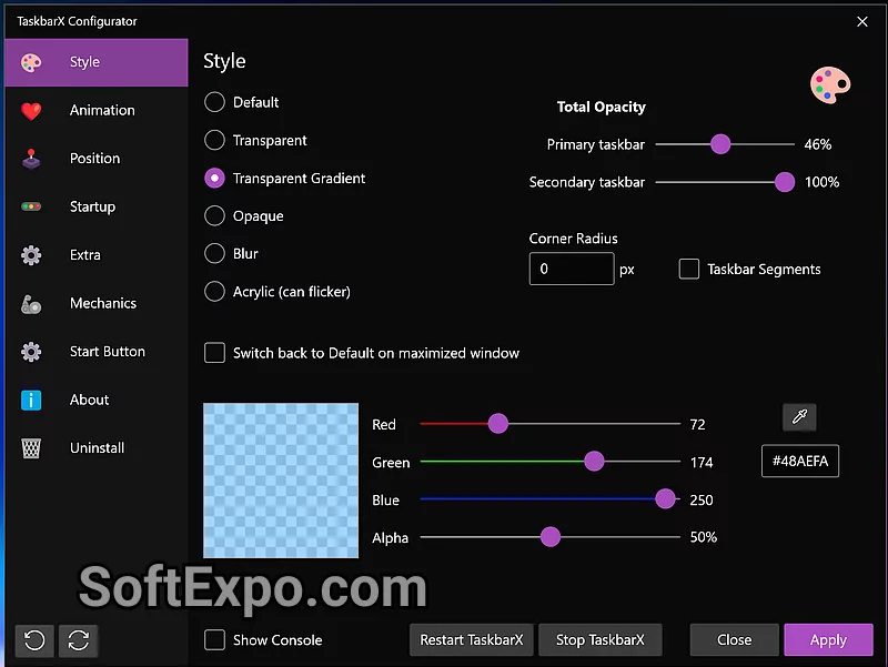 TaskbarX free download
