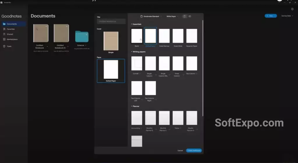 Craked Goodnotes for Windows - Templates