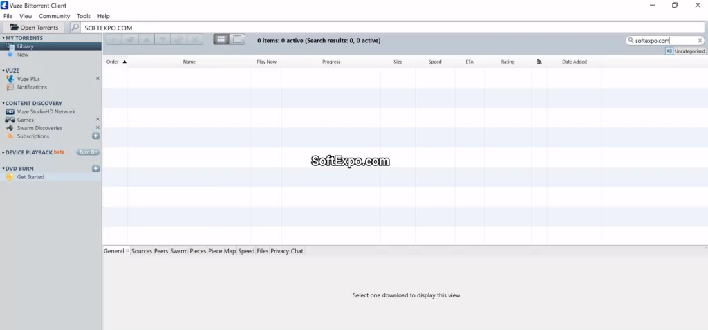 Vuze Bittorrent Client free download