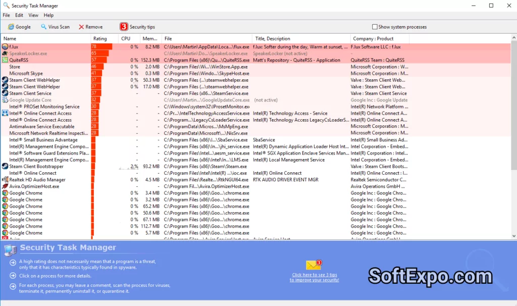 Security Task Manager free download