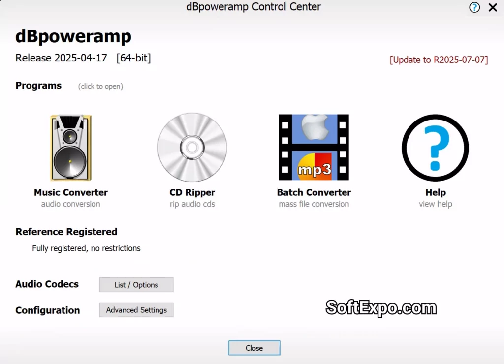 dBpoweramp Music Converter free download