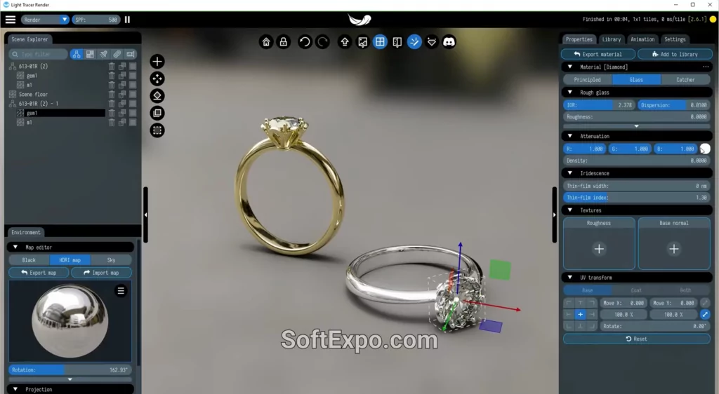 How to render jewelry in Light Tracer Render