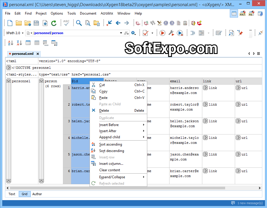 Oxygen XML Editor 26.0