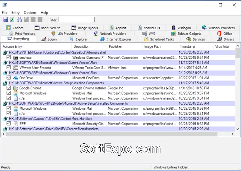 Autoruns tutorial Windows 10