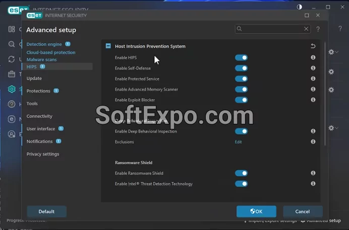 ESET Online Scanner advanced setup