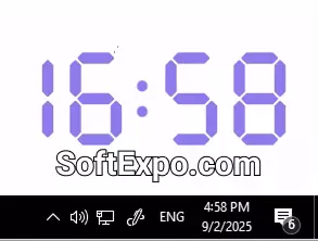 Digital Clock 5.1.7 Appearance At Windows 10 Interface