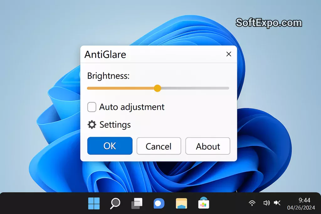 AntiGlare interface