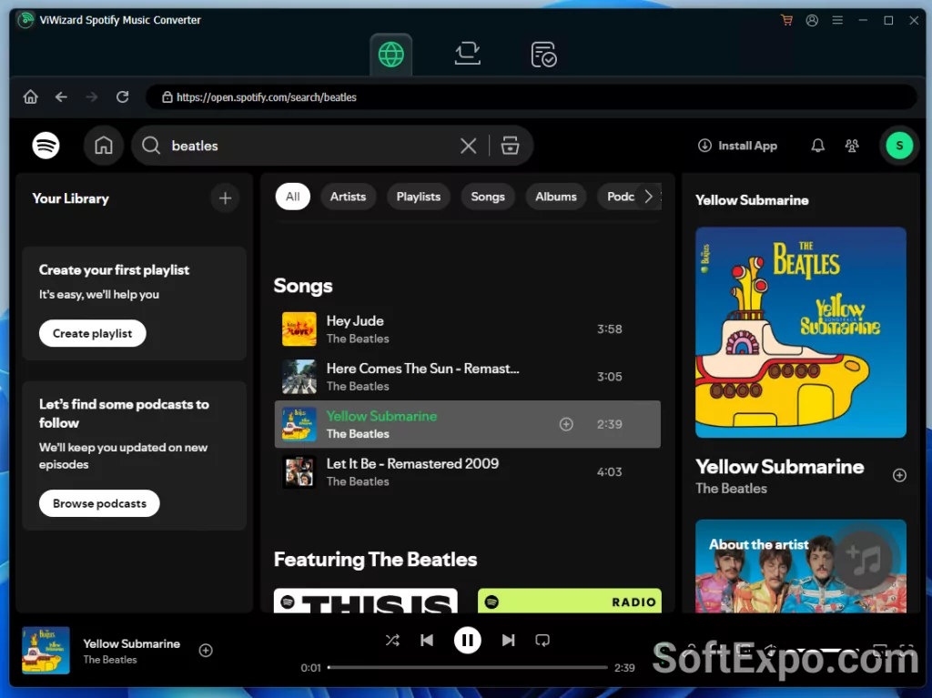 Viwizard Spotify Music Converter 