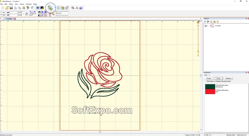 Embrilliance Essentials Measure Tool