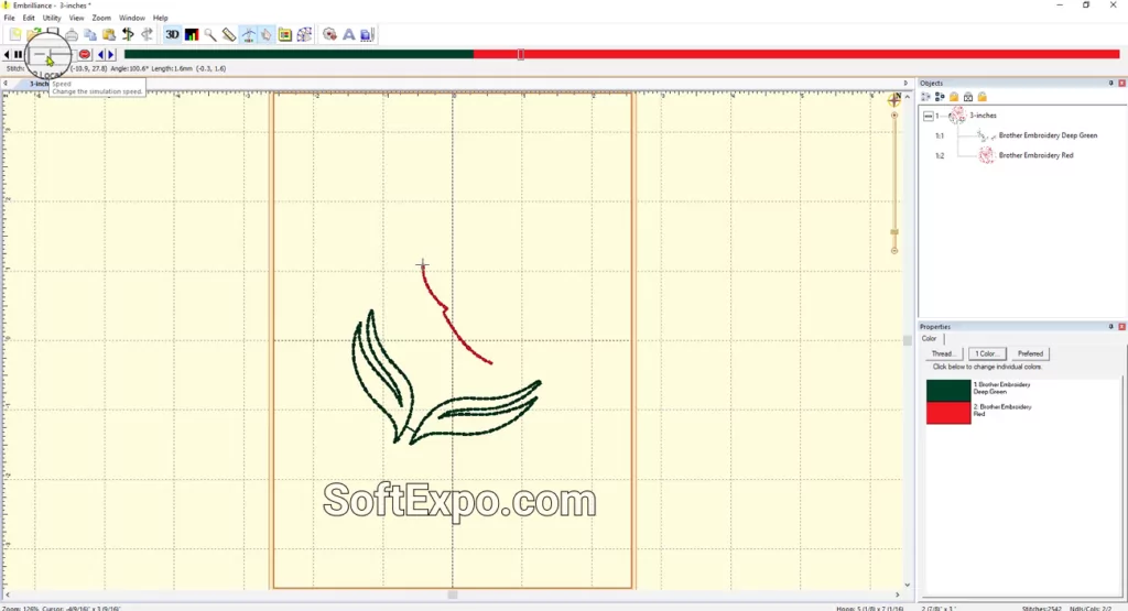 Embrilliance Essentials Stitch Simulator