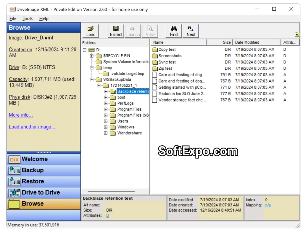 DriveImage XML 2.60