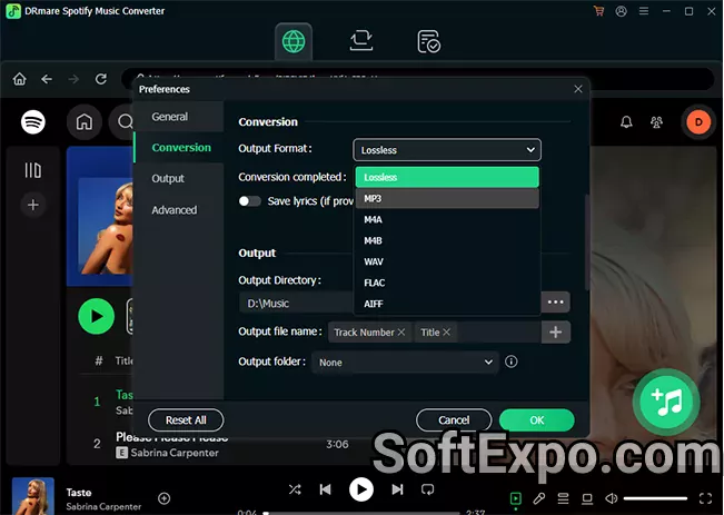 DRmare Spotify Music Converter 2.9.1.460